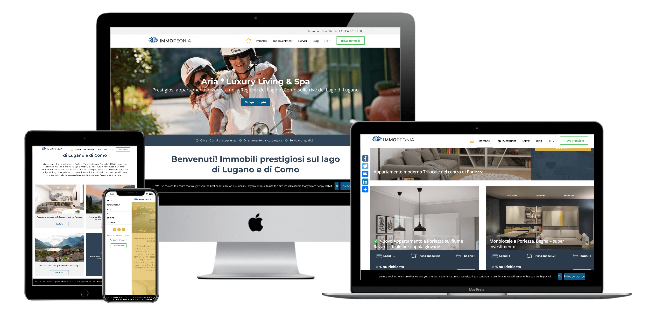 Zrzut ekranu projektu Immobili